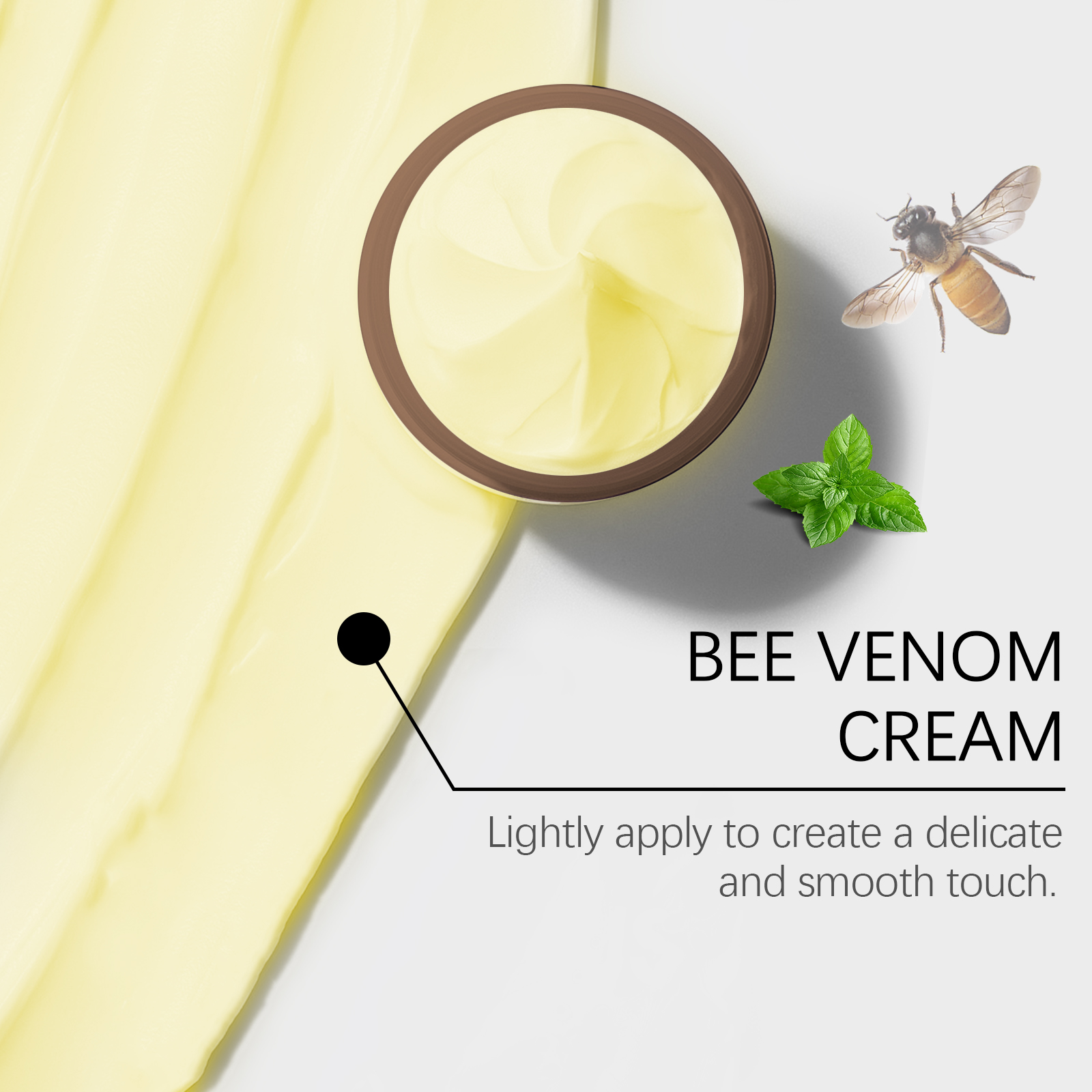Bee Venum Skin Care Cream Gentle Cleansing Smoothing Hydrating Moisturizing Body Skin Lotion