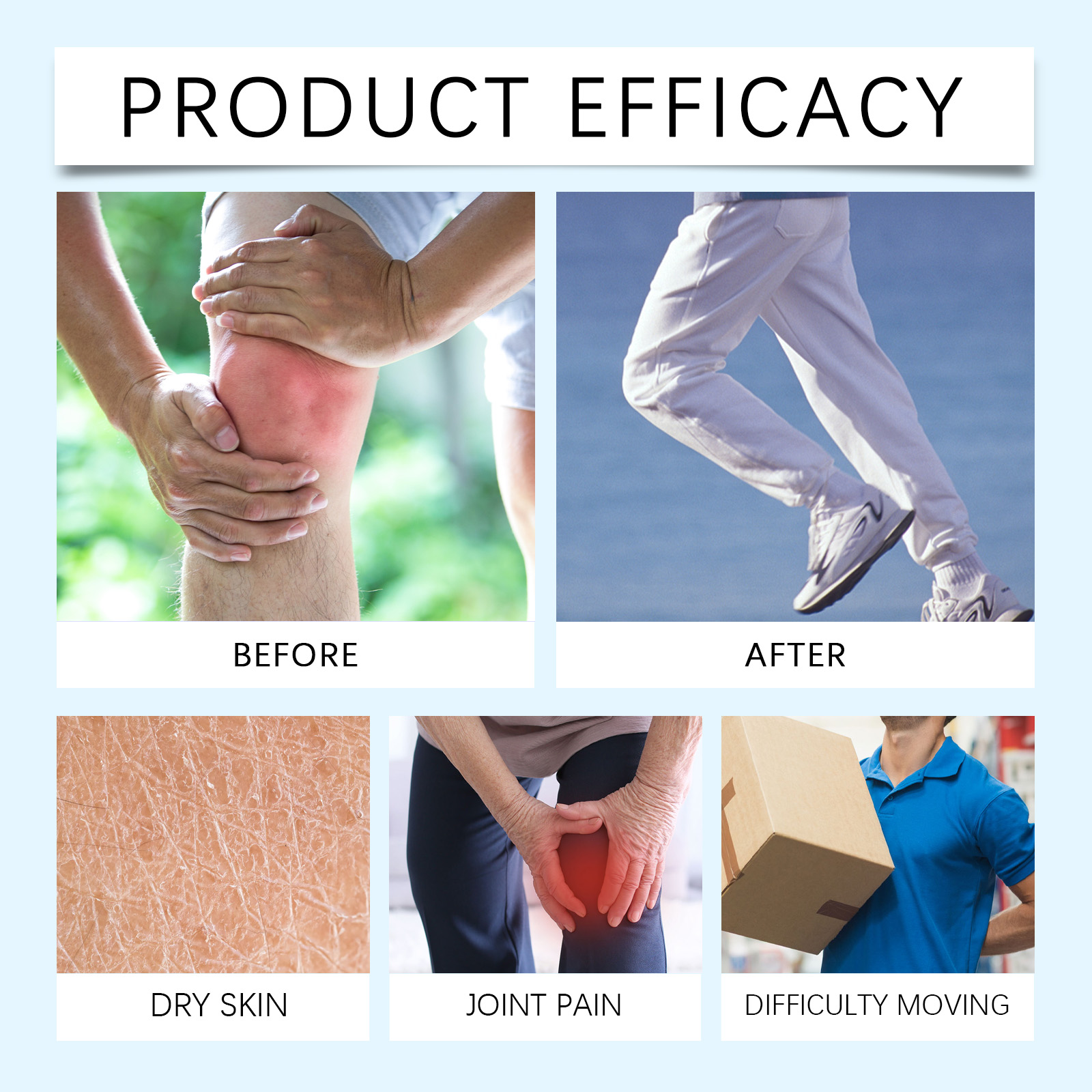 Joint Care Patch Mild Ingredients Nourish Care Comfort Wrist Knee Ankle Body Massage Patch