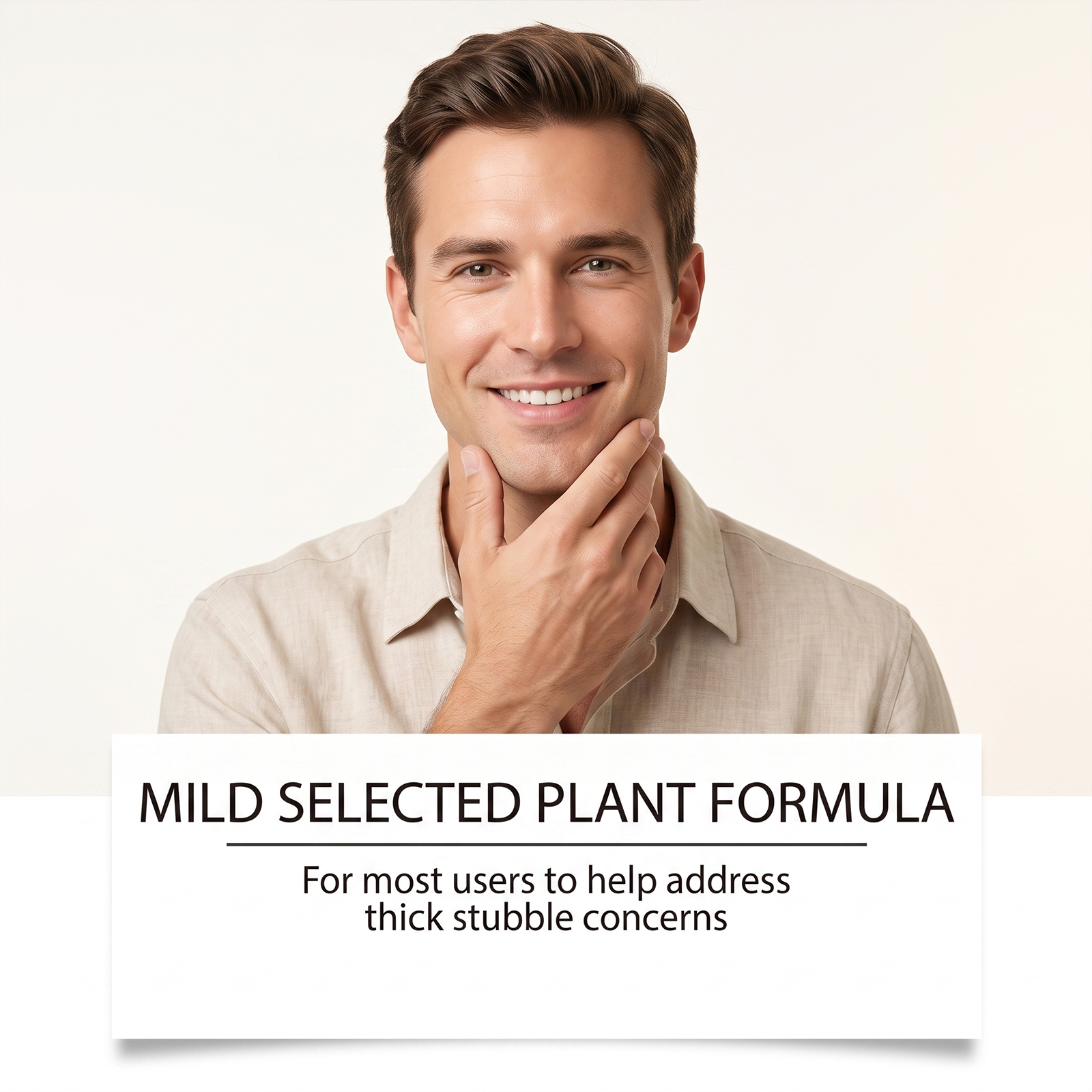 Facial Depilatory Lotion Softens Coarse Hair Inhibits Hair Growth Gentle Natural Plant Extract Skincare