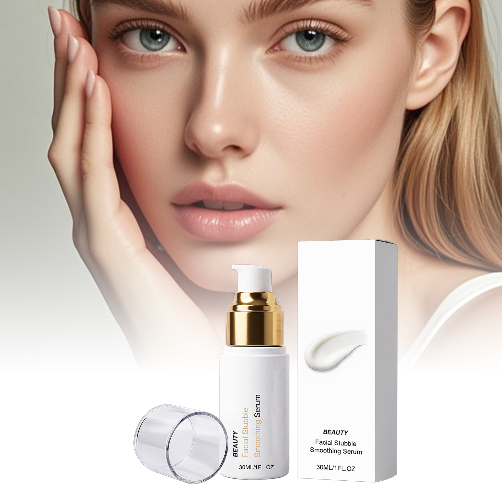 Facial Depilatory Lotion Softens Coarse Hair Inhibits Hair Growth Gentle Natural Plant Extract Skincare