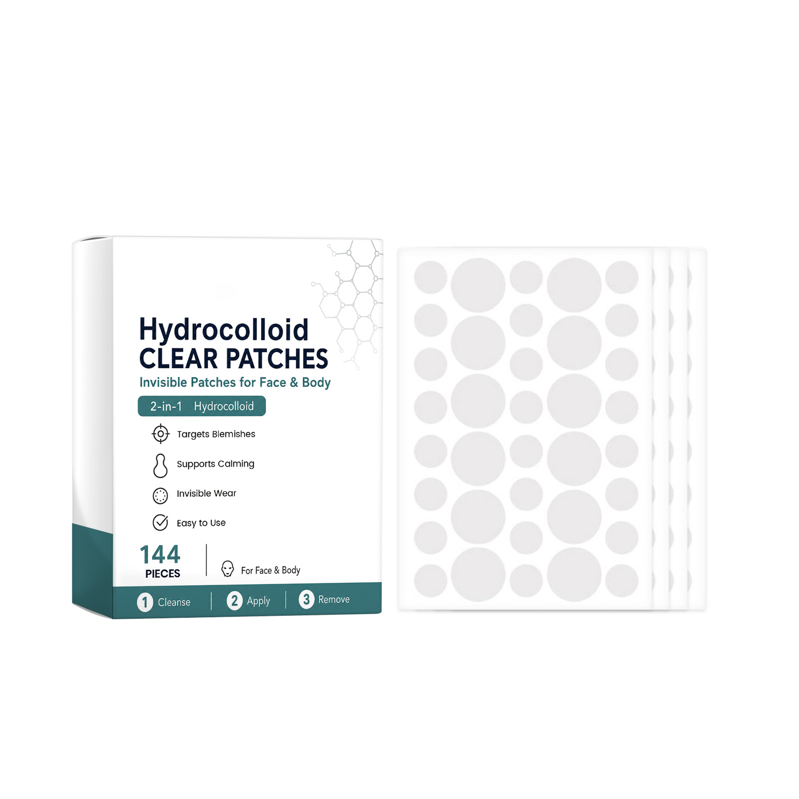 Acne Patch Gentle Thin Closefit Breathable Comfortable Clean Facial Skin Blemish Invisible Acne Care Sticker