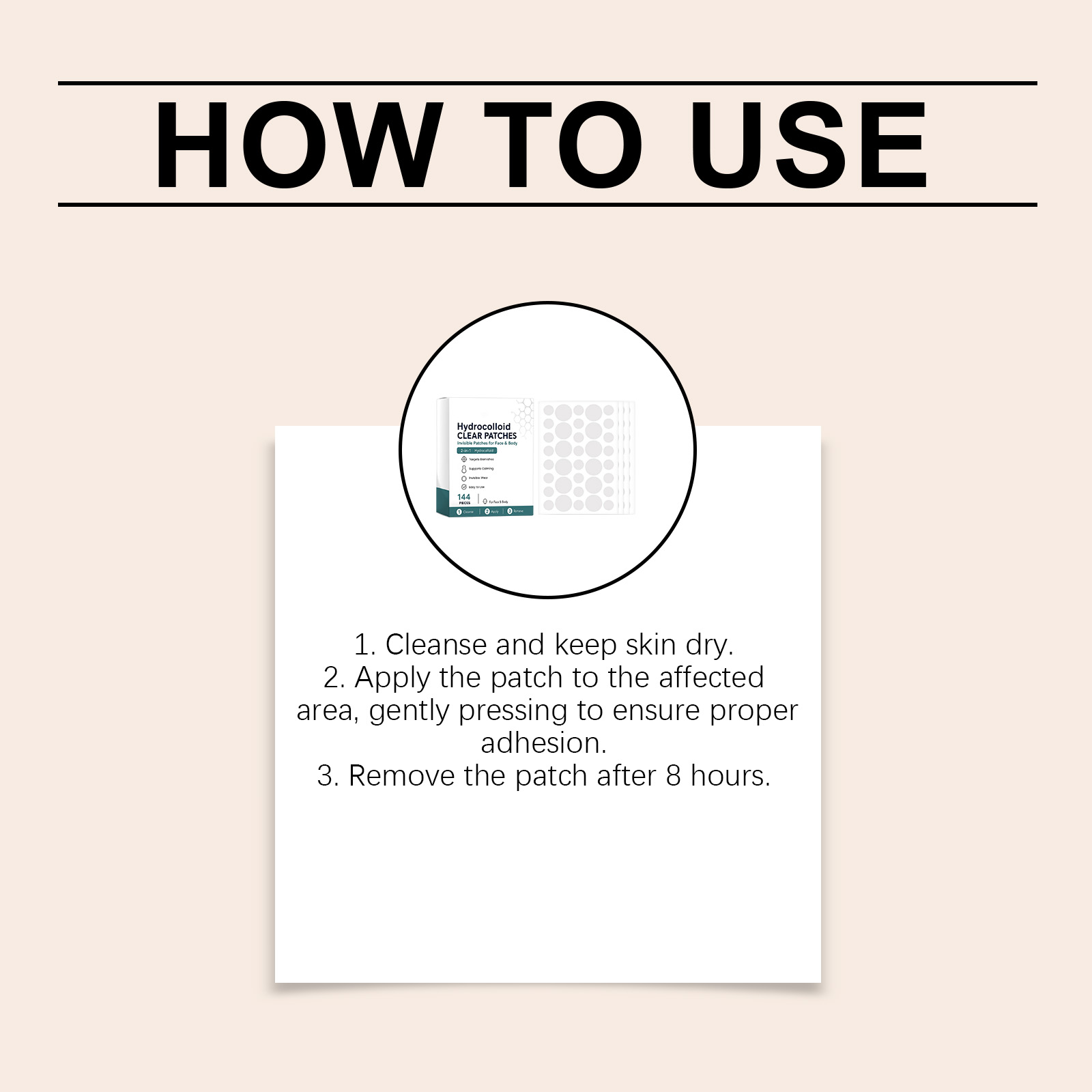 Acne Patch Gentle Thin Closefit Breathable Comfortable Clean Facial Skin Blemish Invisible Acne Care Sticker