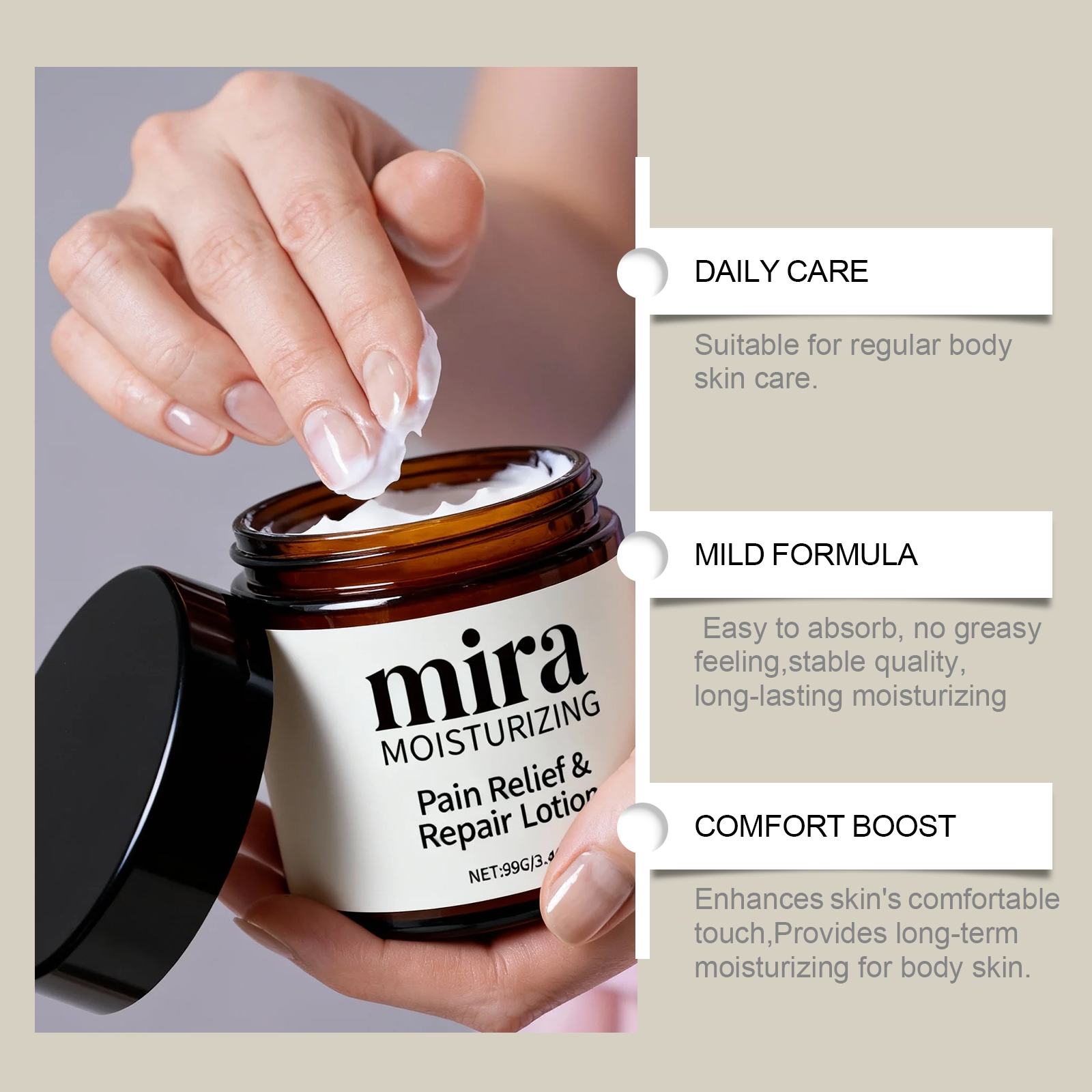 Body Lotion Moisturizes Nourishes Dry Skin Maintains Daily Smooth Fresh Non Sticky Care