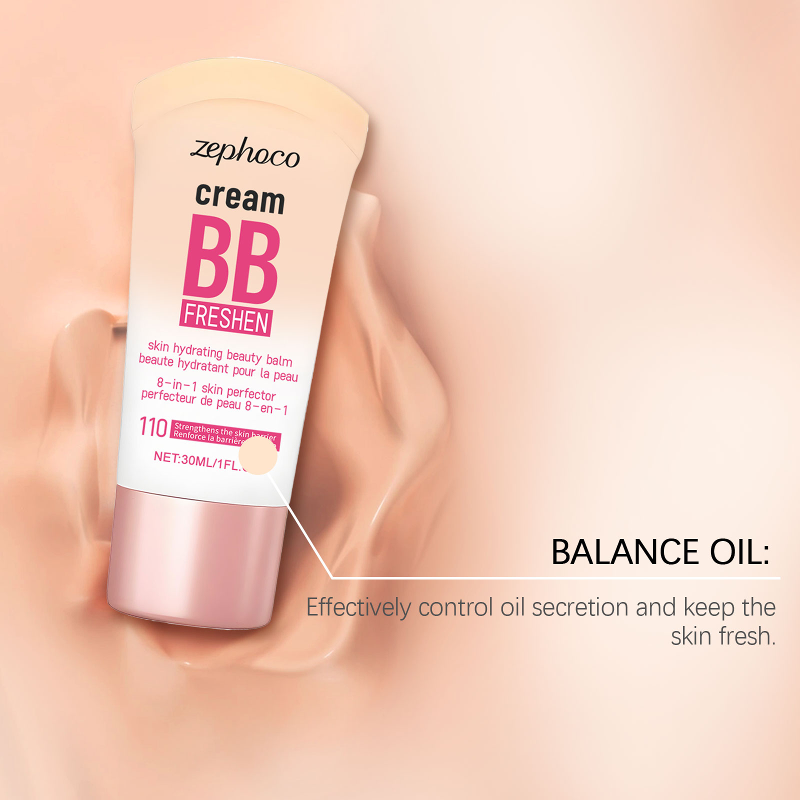 (Natural) Brightening Concealing Bb Cream Mild Nourishing Natural Light Moisturizing Radiant Makeup Conceal Face