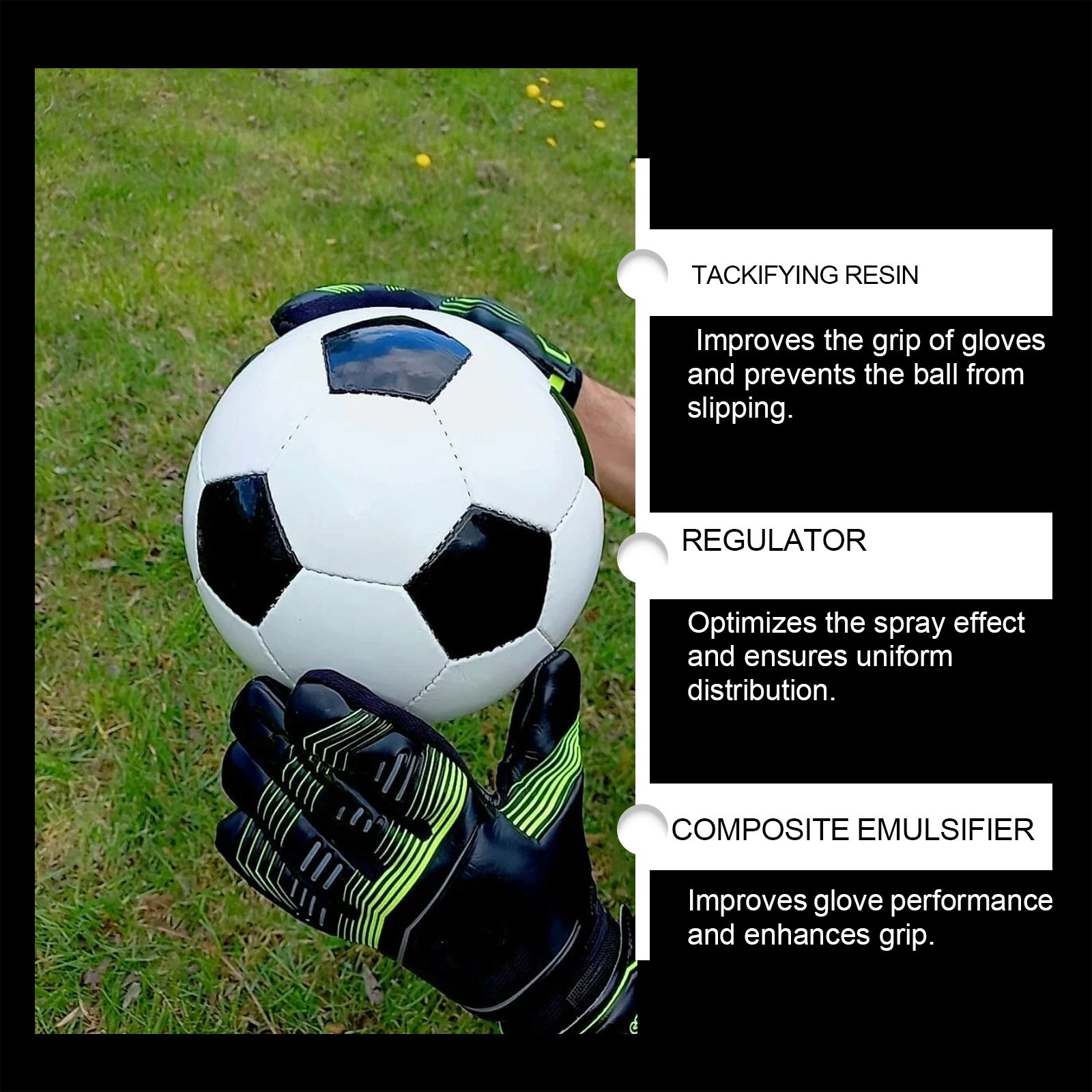Goalkeeper Grip Spray For Gloves Boost Stickiness Enhance Gripping Force Adhesive Agent Spray