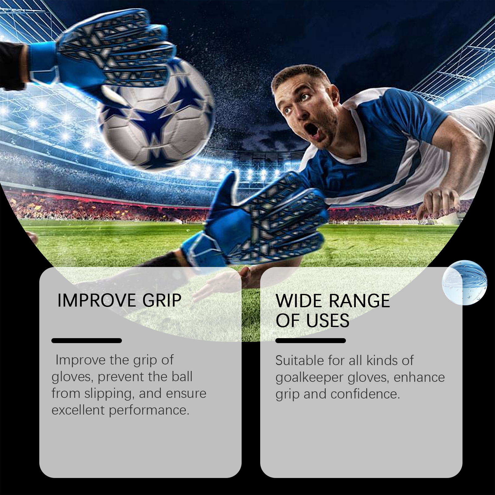 Goalkeeper Grip Spray For Gloves Boost Stickiness Enhance Gripping Force Adhesive Agent Spray
