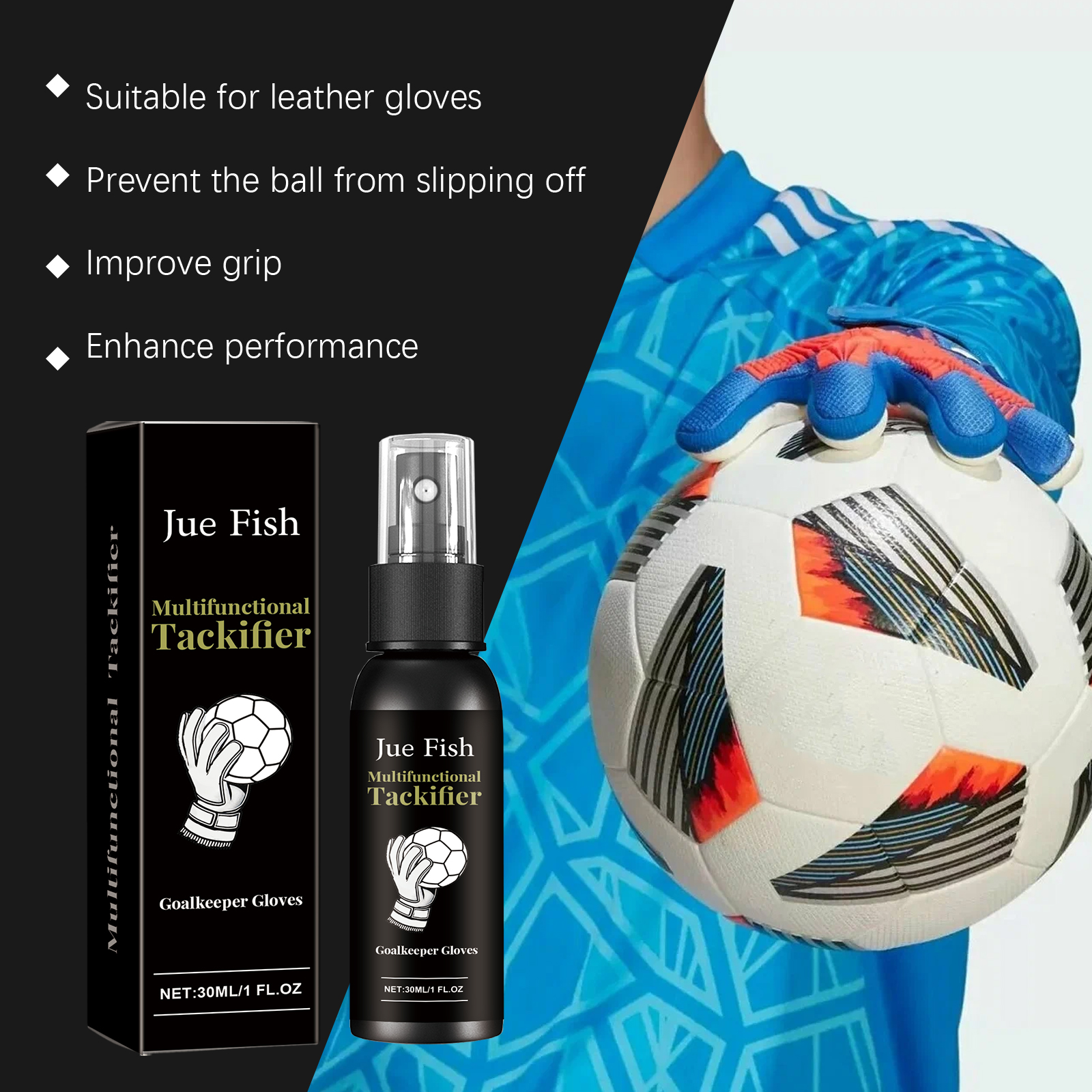Goalkeeper Grip Spray For Gloves Boost Stickiness Enhance Gripping Force Adhesive Agent Spray