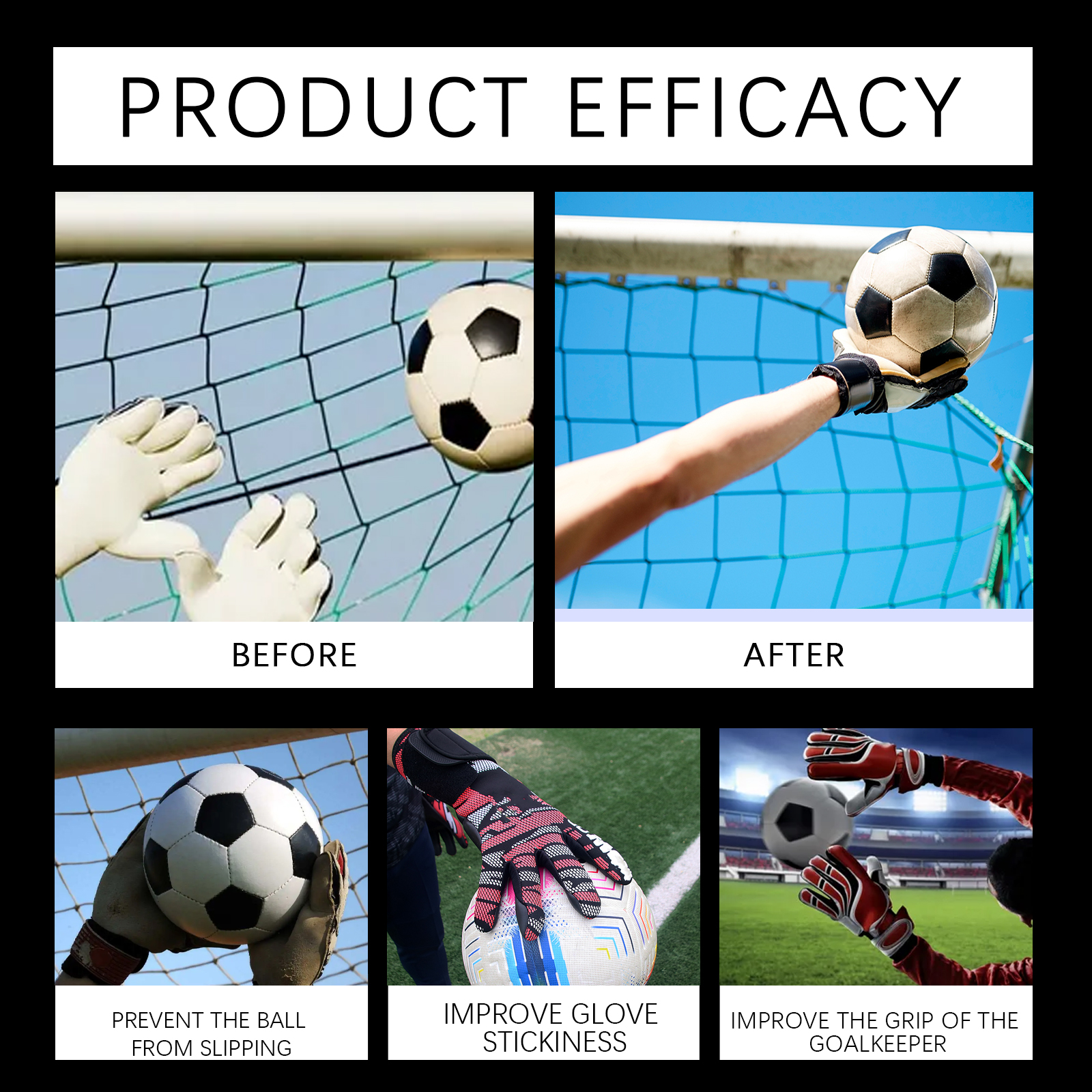 Goalkeeper Grip Spray For Gloves Boost Stickiness Enhance Gripping Force Adhesive Agent Spray