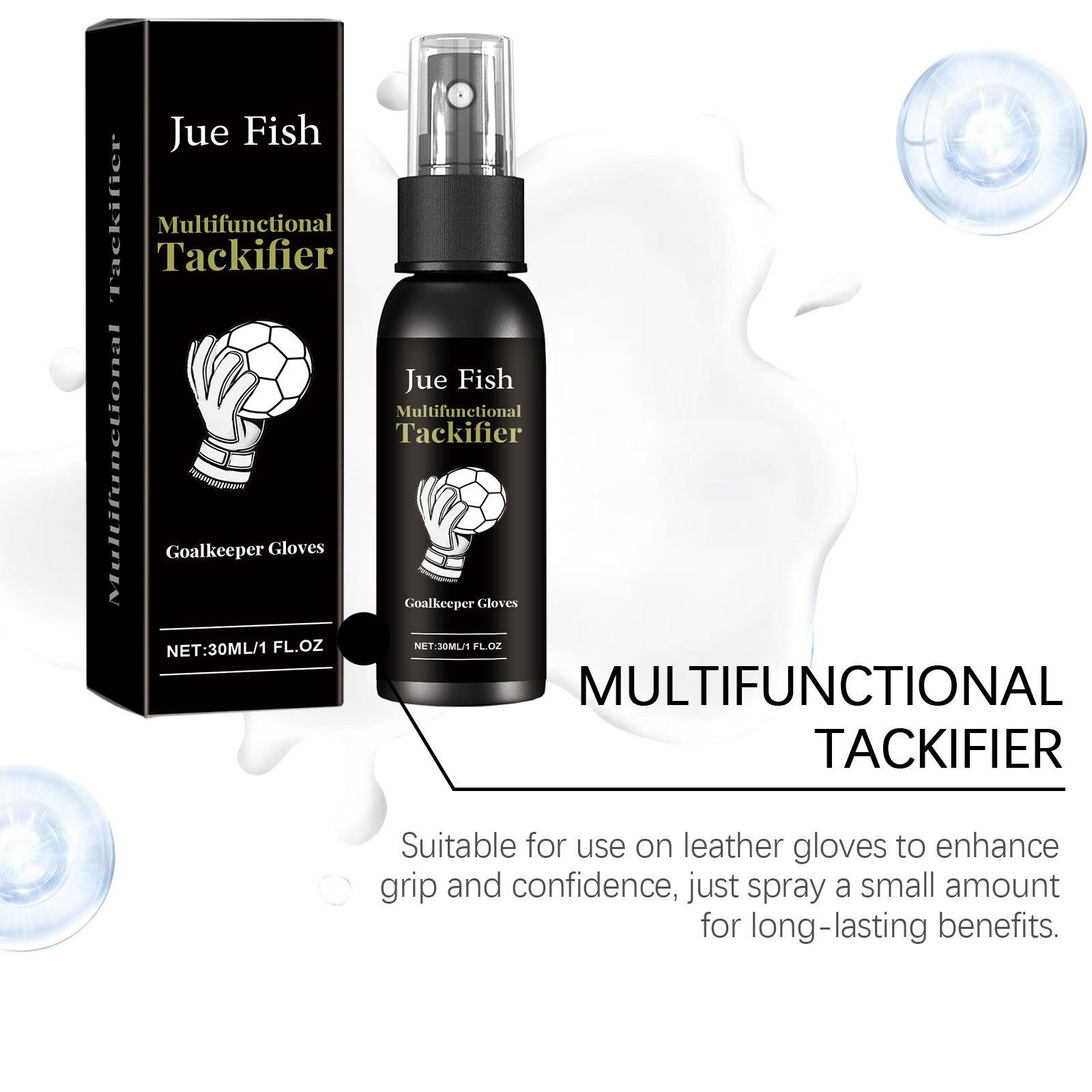 Goalkeeper Grip Spray For Gloves Boost Stickiness Enhance Gripping Force Adhesive Agent Spray