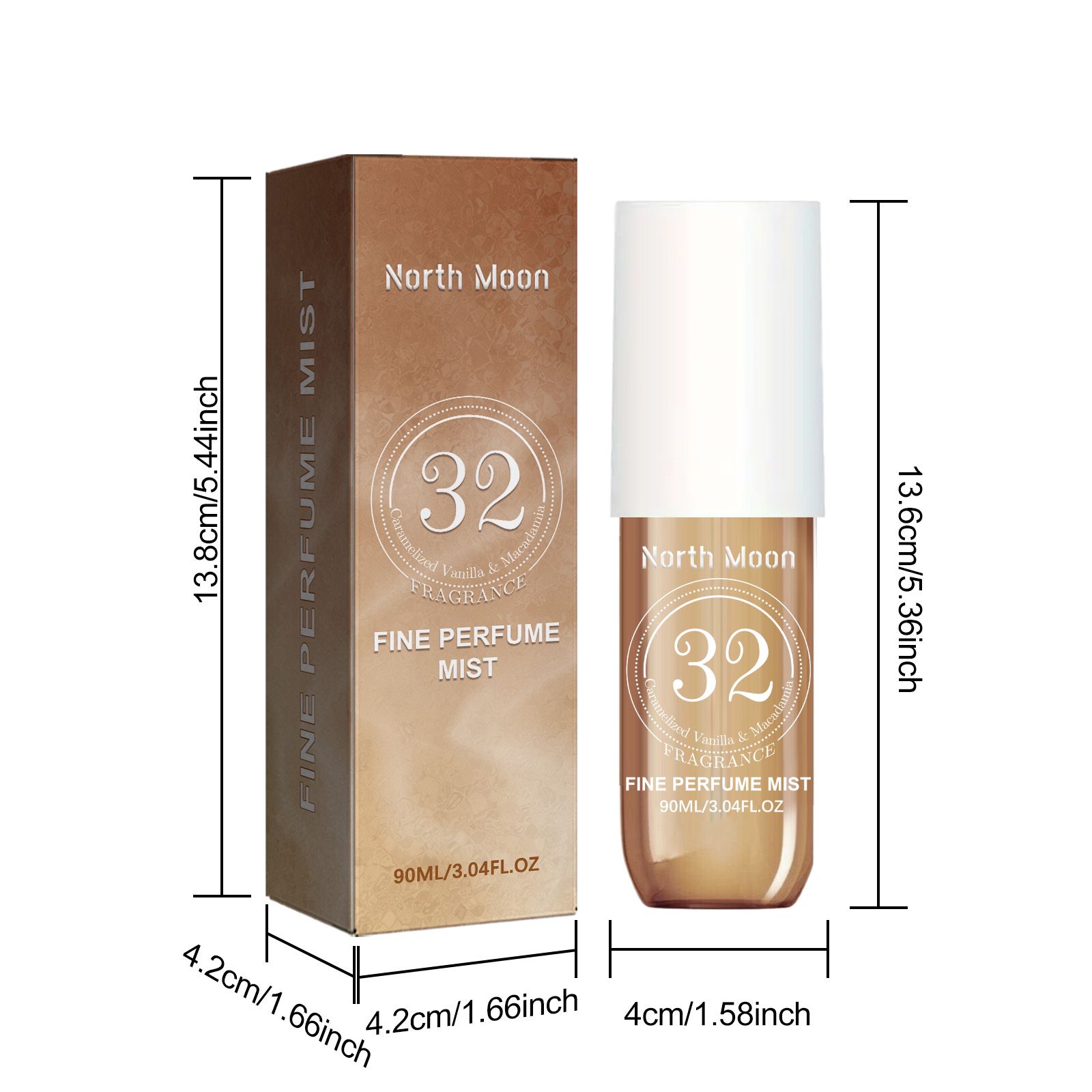Women Perfume Spray Jasmine Sandalwood Fresh Long Lasting For Daily Wear And Dating