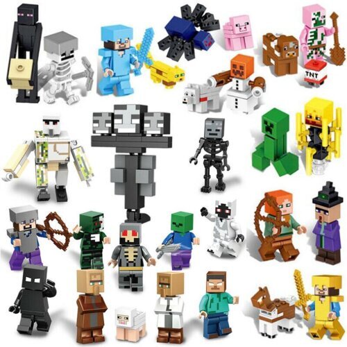 29PCS Minecraft My World Minifigure Fit Lego Building Block Kids Toy