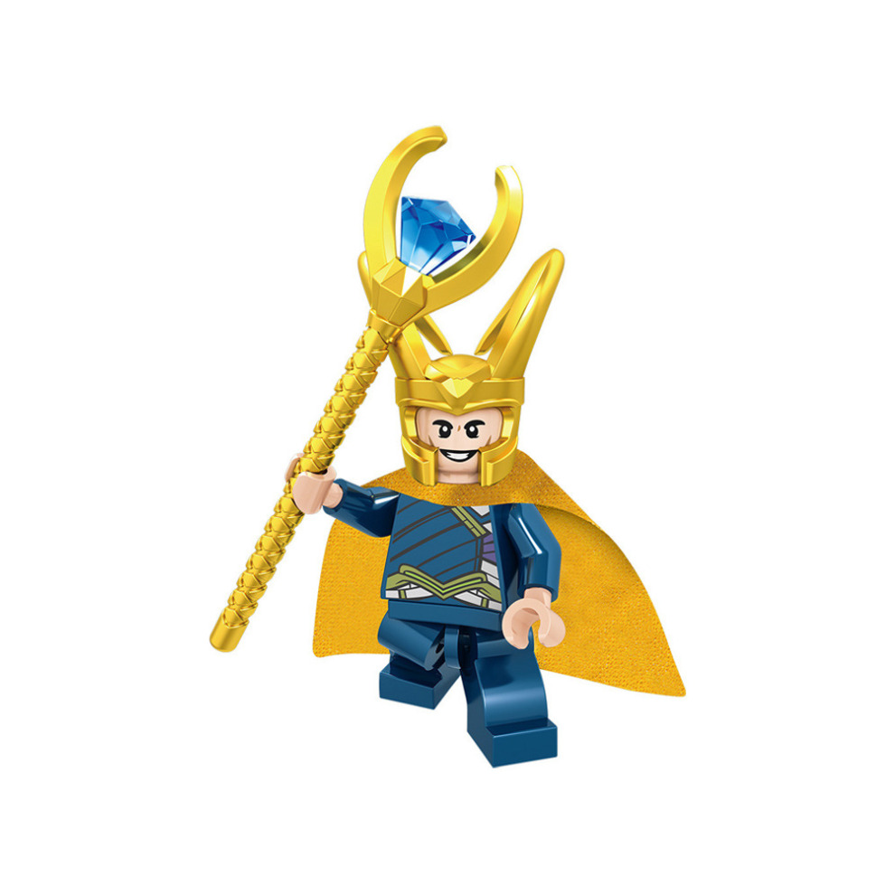 Kids's 16 pieces/set puzzle minifigure Avengers compatible LEGO building block toys