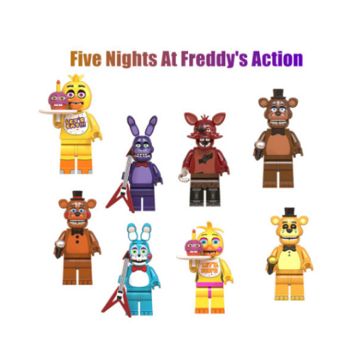 8Pcs Five Nights At Freddys FNAF Minifigures Building Toys