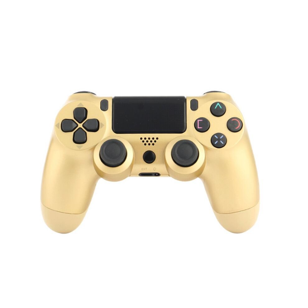 (Gold) Wireless Game Controller Gamepad Bluetooth For PS4 Black Joystick DualShock 4
