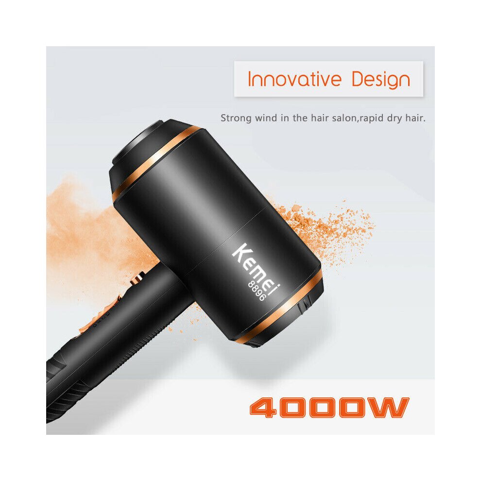 KeMei Professional Salon Negative Ionic Hair Dryer u2013 4000W