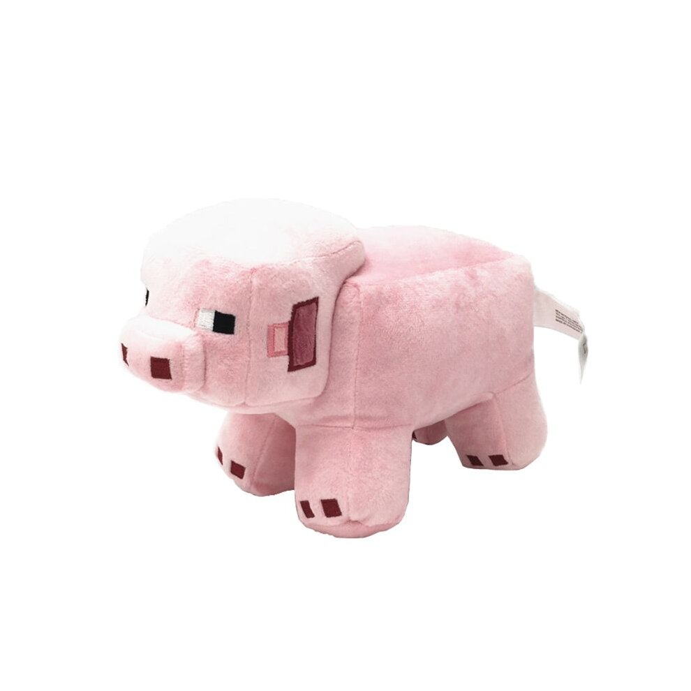 Minecraft Plush Toys Minecraft Pink Pig Stuffed Toys Pixel 28cm