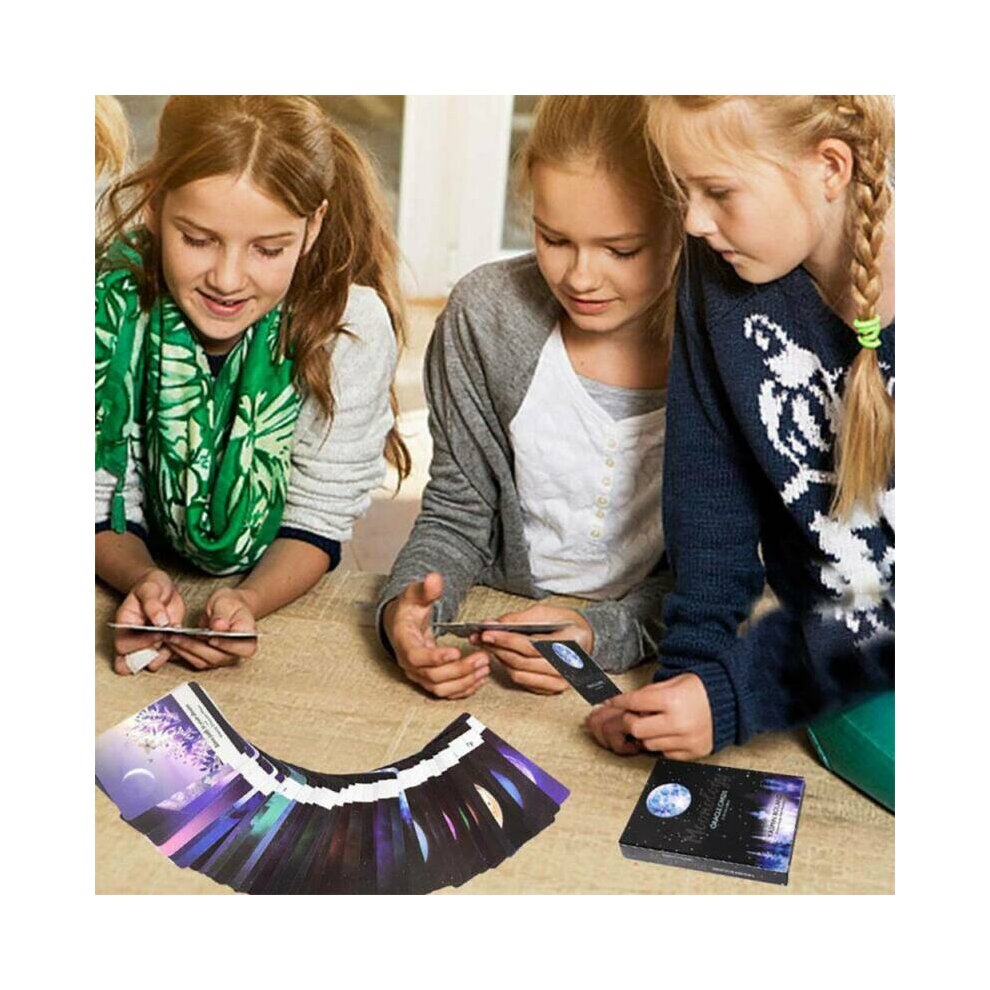 Tarot Cards Moonology Oracle Card A 44 Cards Deck English  Practical Party Board Game Divination Fate Game Affectional Cards for Beginners Gift