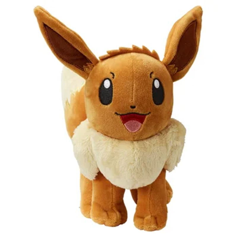 Pokémon Eevee Plush Toys Animal Stuffed Figures Cuddly Soft Toy for Kids 8 Inch