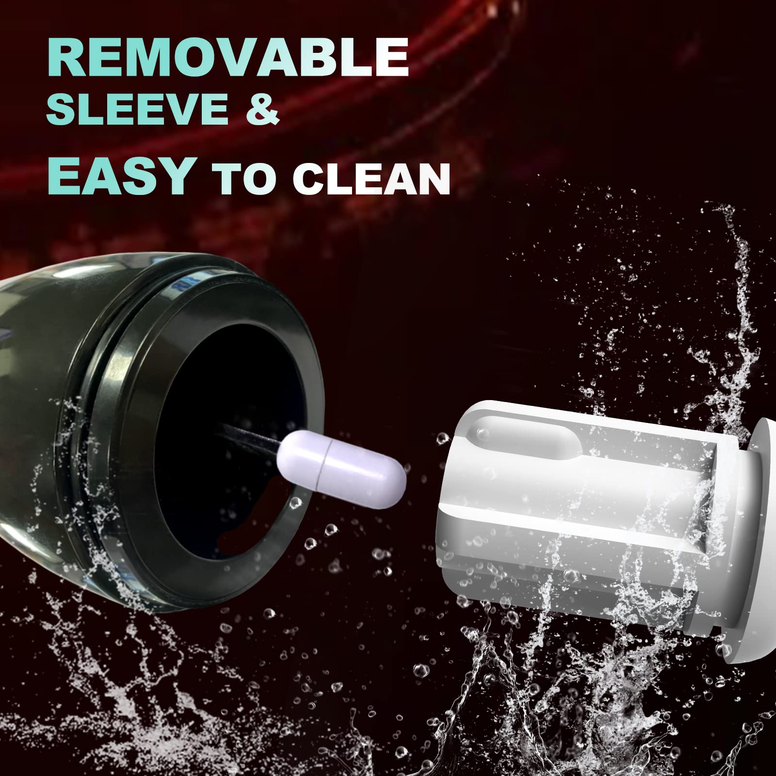 Electric Male Masturbator Cup for Penis Stimulation Pocket Pussy Rechargeable Sex Toy Automatic Sucking Adult Toys for Men with 5 Suction and 12 Vibrating Modes 3D Textured Realistic
