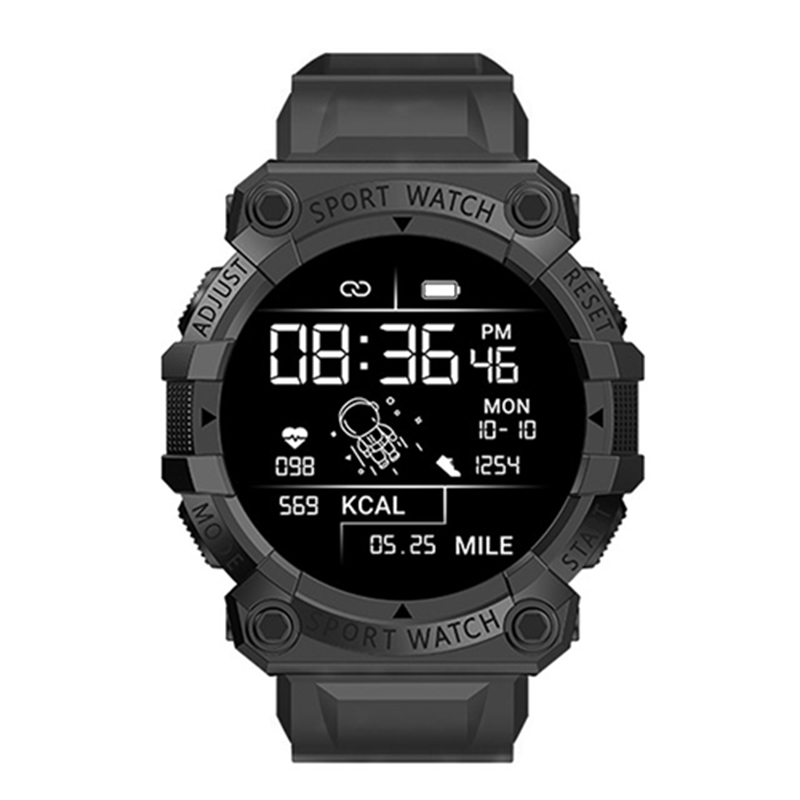 (Pink) Smart Watch Men Sports Smartwatch Access Control Calls Temperature Heart Rate Detection Sport Smartwatch