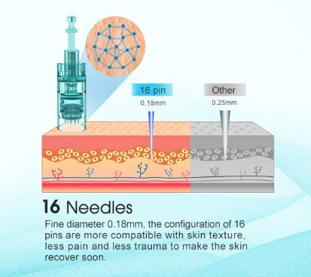 Dr. Pen Ultima A6S Microneedling Pen Wireless Electric Auto Derma Pen Rejuvenation System Machine Skin Care Device Professional Kit with 8 pcs Needle Cartridges 5x16-Pin 3x36Pin UK PLUG