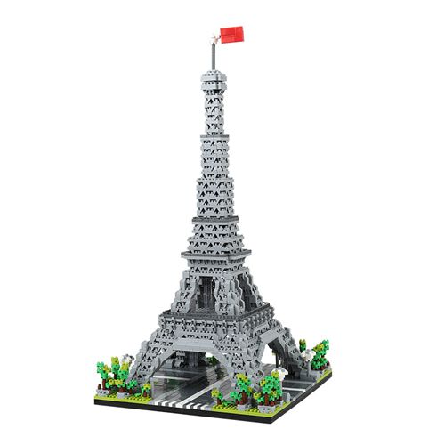 Paris Eiffel Tower Diamond Micro Construction Bricks World Architecture Model Building Blocks DIY Toys for Children Gift