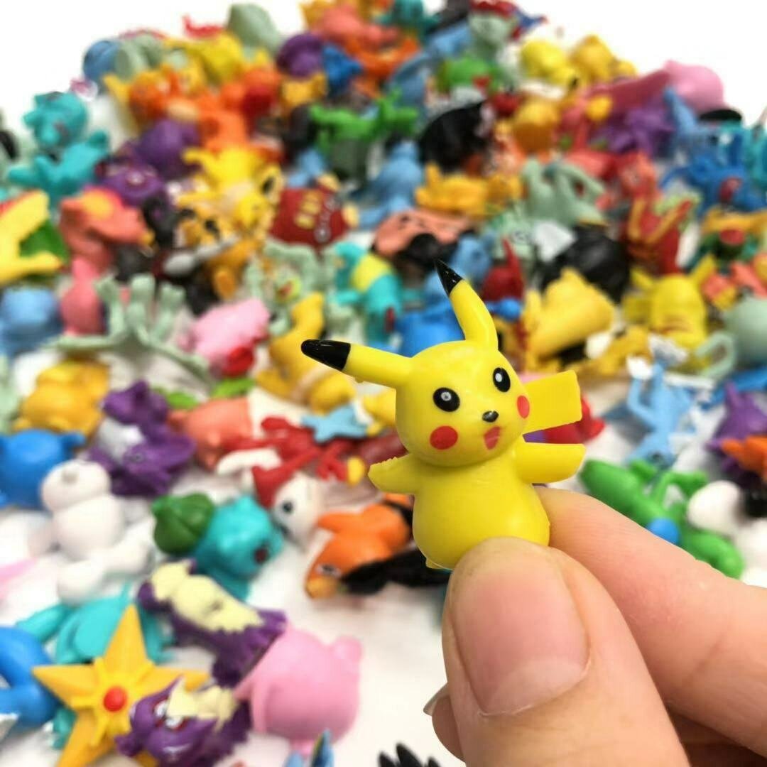 Pokemon Monster Collectible Action Figures PVC Mini Figurines Ornamental Doll Kids Toy 144PCS Set