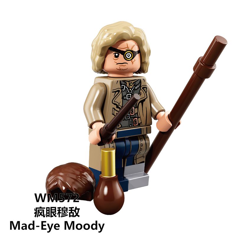 Mad Eye Moody Harry Potter Minifigures Building Blocks