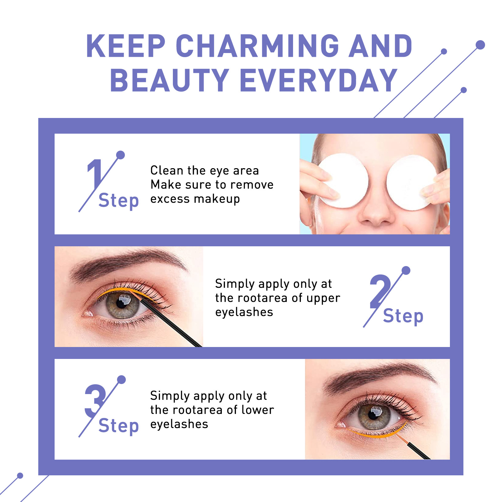 Jaysuing Eyelash Growth Serum Natural Moisturizing Nourishing Effective Enhancement Oil Lashes Lift Liquid Longer Fuller Thicker Lashes 10ml