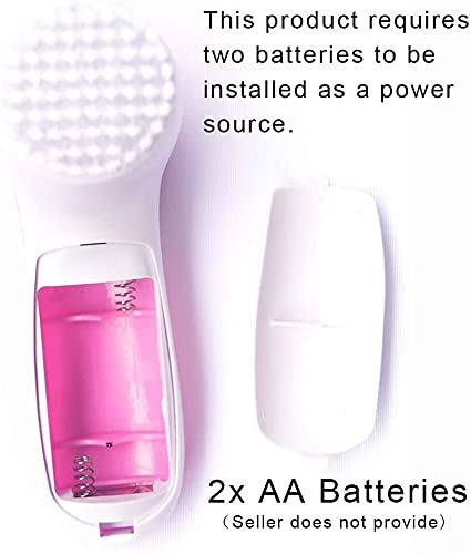 Facial Cleansing Spin Brush Set Electric Face Cleanser Dead Skin Remover for Gentle Cleansing Deep Scrubbing Massaging with 7 Exfoliating Brush Heads