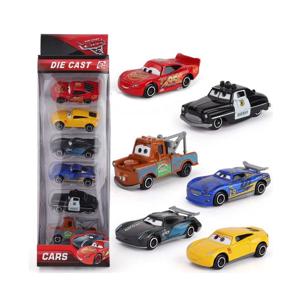 (Pixar Cars) Cars Toy Racer Car Kids Toy Collection Set Pixar Avengers Alloy Playset for Disney Movie Fans