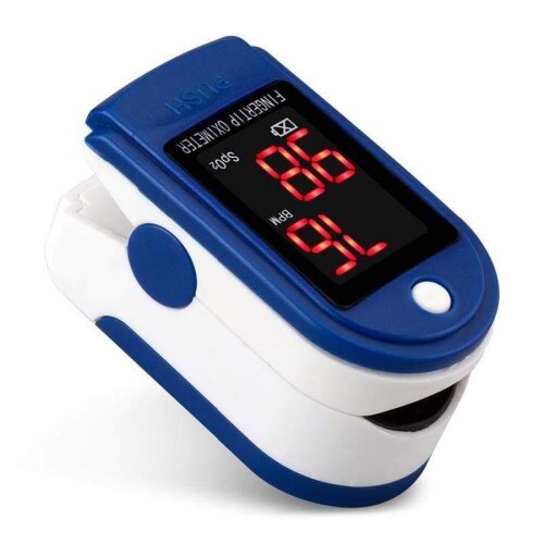 (1pc) Fingertip Pulse Oximeter LED Display Blood Oxygen Saturation for Pulse Rate Heart Rate Monitor SpO2 Health Monitor