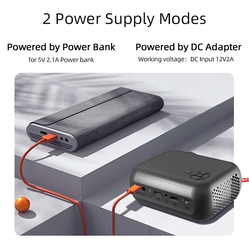 MINI Projector Home Theater Smart TV Box Laser Portable Projectors Cinema Phone LED Video Projector for HD 4k Video