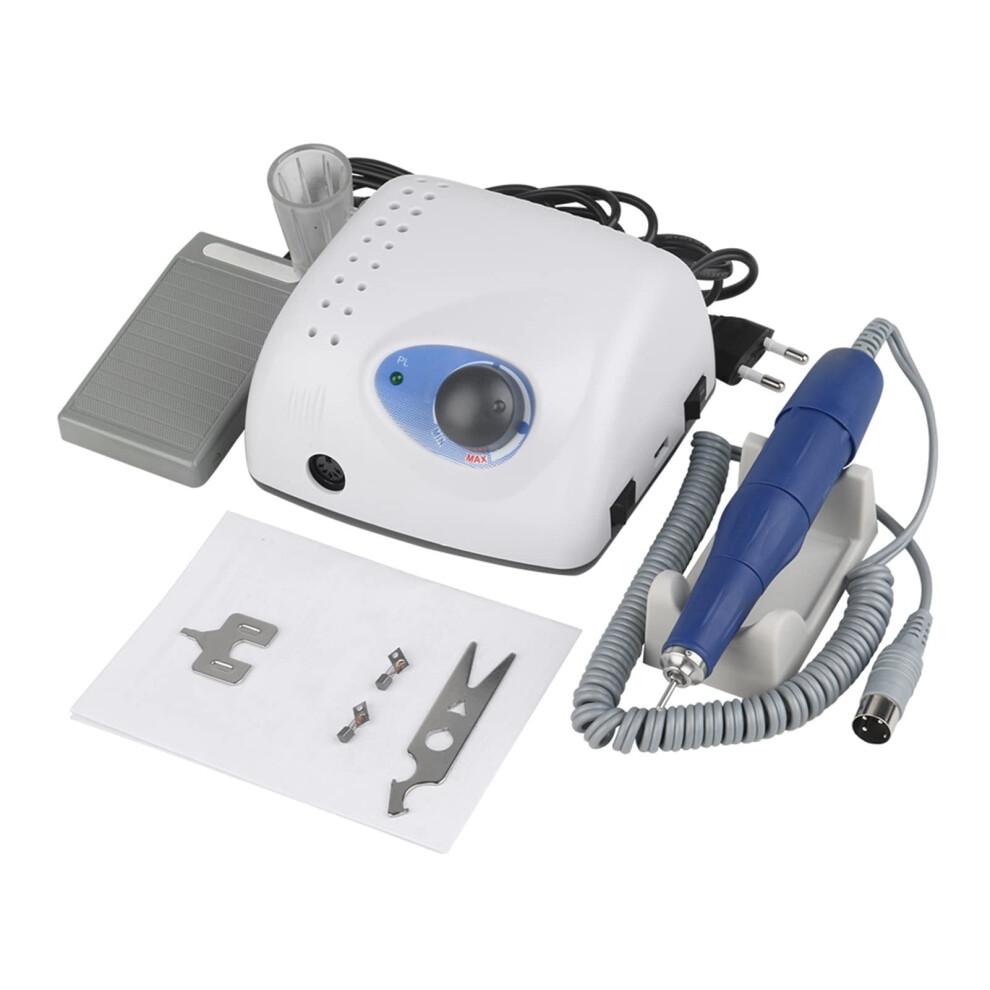 Electric Nail Drill Machine 40000RPM Electric Nail Manicure Machine Adjustable Speed Manicure Pedicure Electric Nail File Gel Nails Exfoliating Polishing