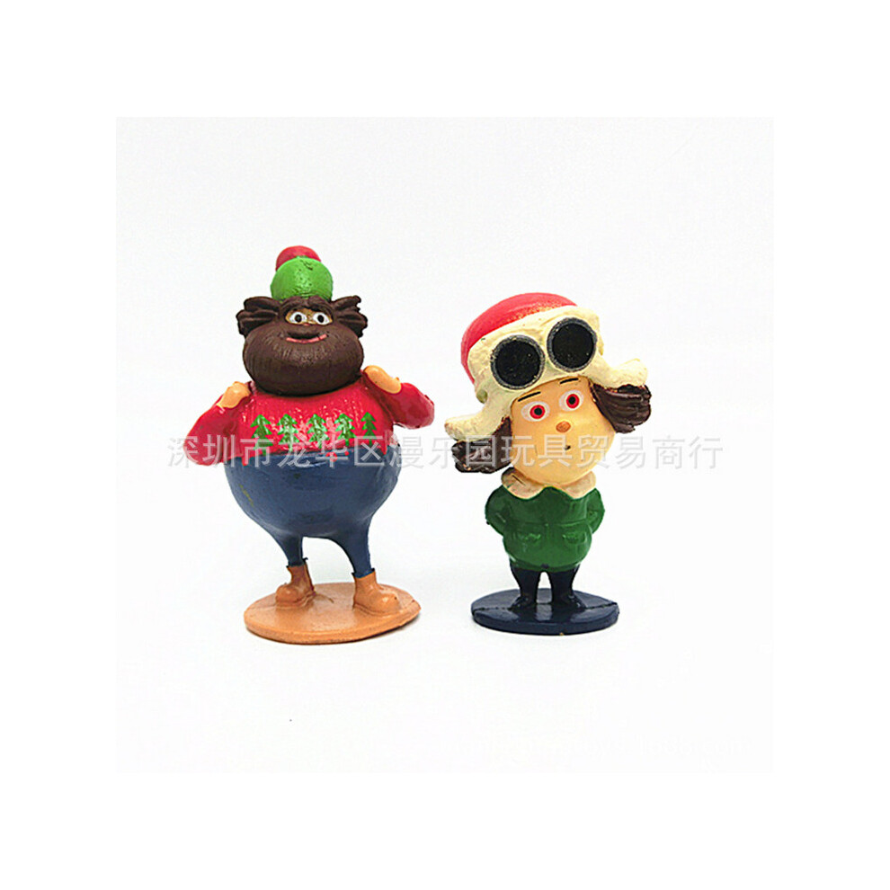 12PCS/SET Christmas Grinch Action Figure Kids Toys XMAS UK