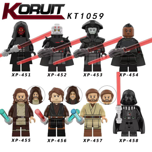 8PCS Star Wars Toys Darth Maul Darth Vader Action Mini Figures Fit Lego children Toy