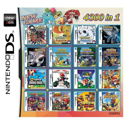 482 IN 1 Video Games Cartridge Cards For DS NDS 2DS 3DS NDSI NDSL
