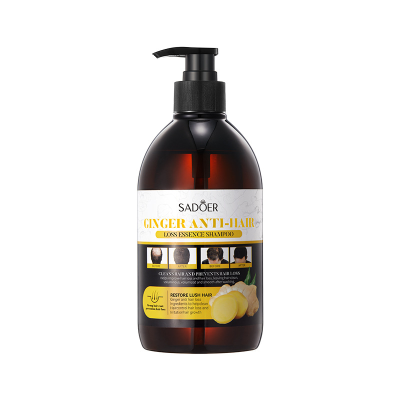 Anti Hair Loss Essence Shampoo Restore Healthy Hair Repair Damage Nourish Roots Dandruff Removal Deep Nourishing Ginger Hair Care Essence 500ml