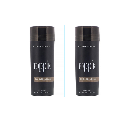 MEDIUM BROWN Toppik Hair Building Fibres | 27.5g (pack of 2)
