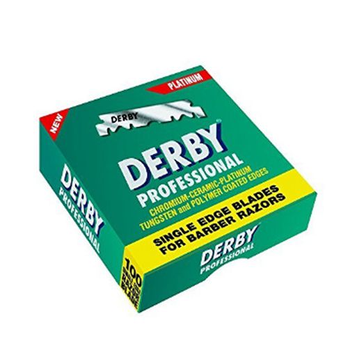 Derby Professional Single Edge Razor Blades, 100 Count
