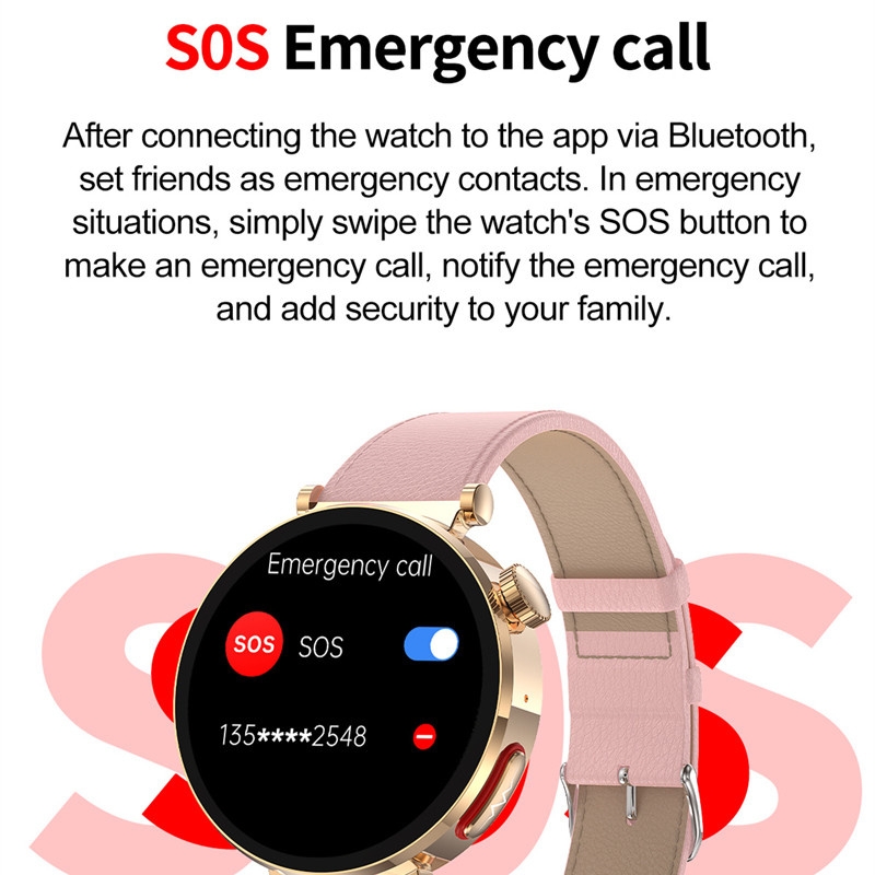 Lady Smart Watch ECG Health Monitoring Bluetooth Women Sports Fitness Tracker Smartwatch