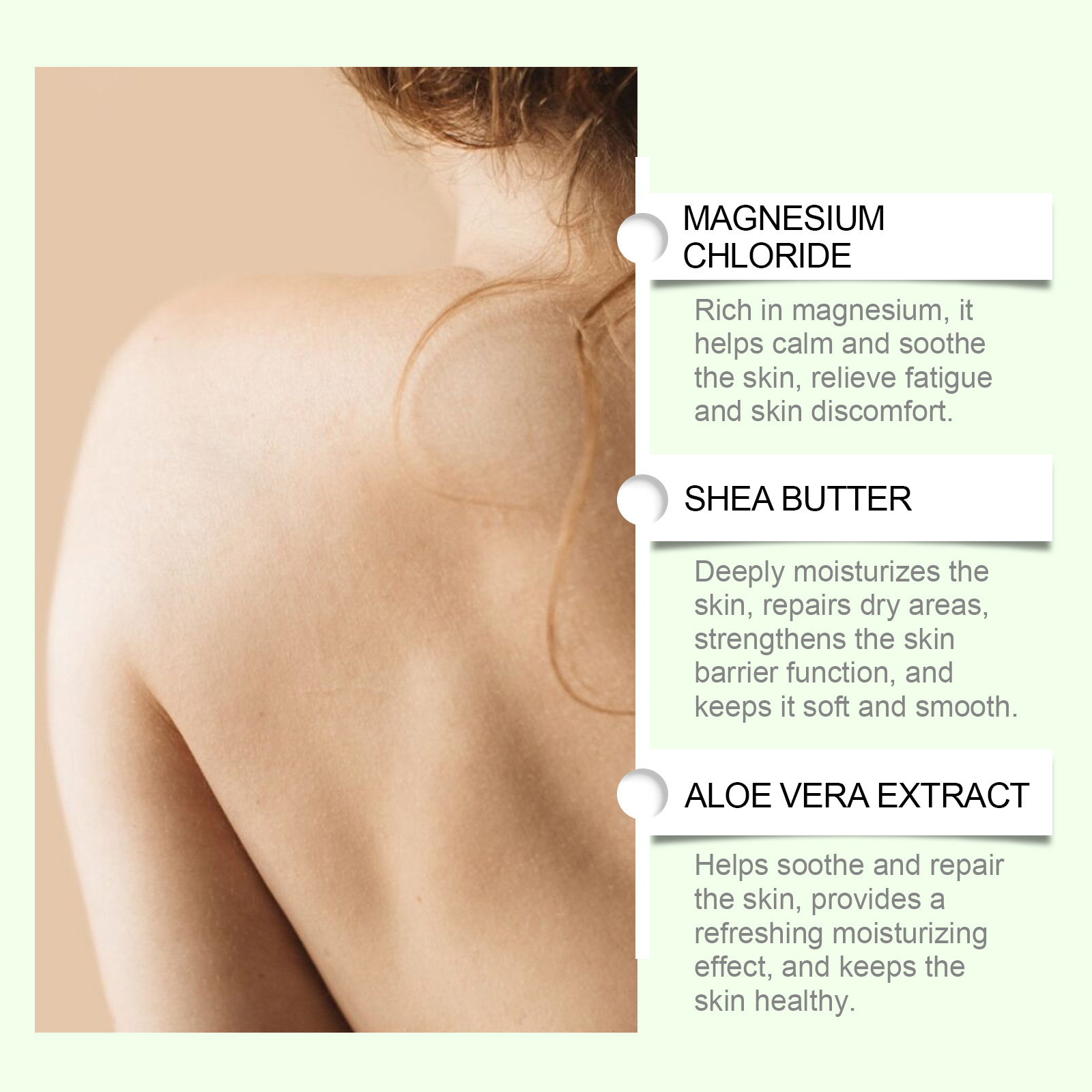 WOODSLEEP Body Moisturizer Butter Magnesium Cream Moisturizing Body Lotion Cream Restores Body Skin Care 114g