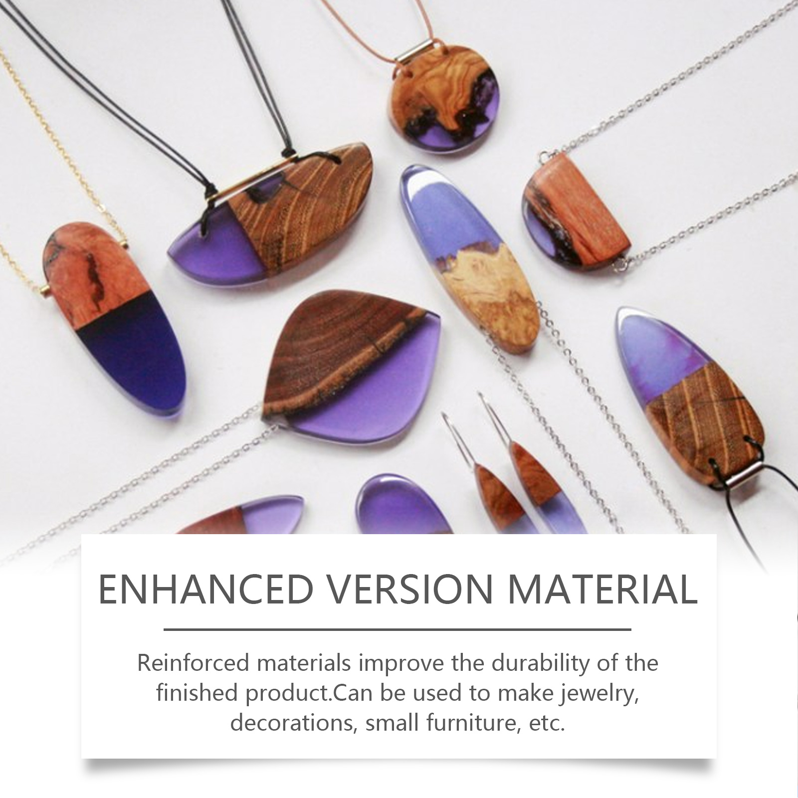 (Set C) Clear Epoxy Resin Kit Bubble Free Crystal Clear AB High Adhesive Transparent Hardener Casting Jewelry Making Art Resin Supplies ﻿