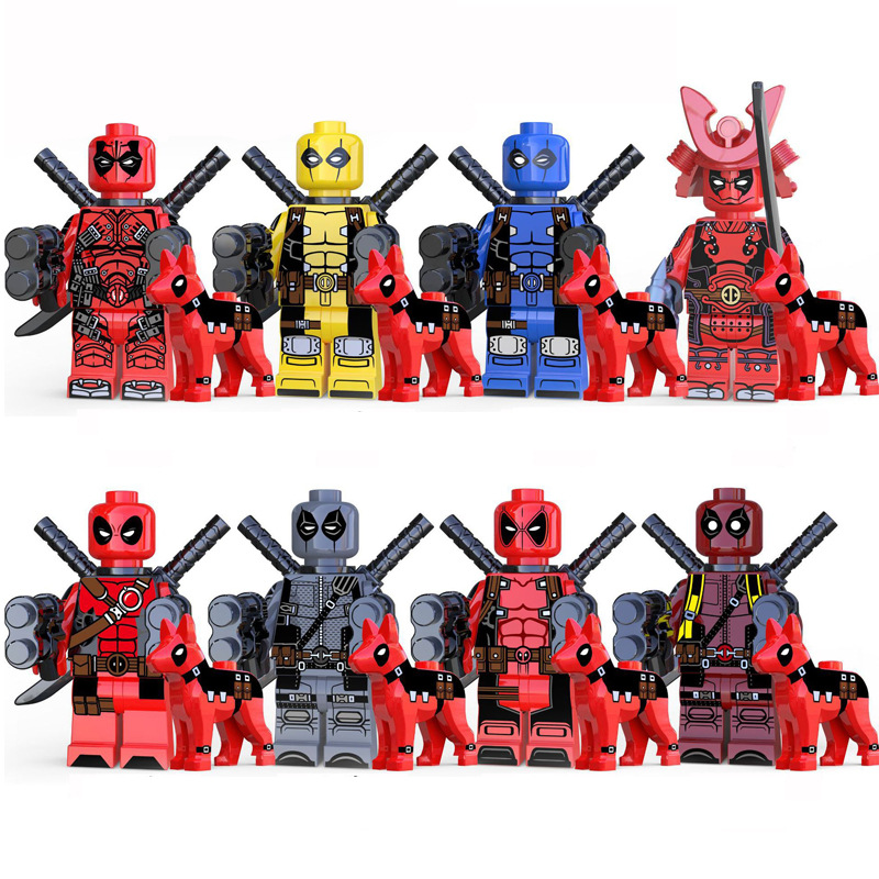 Super Hero Toys Building Blocks Anime Mini Figures Set Role Play Strategy Play and Display Collection Series Gifts For Kids 