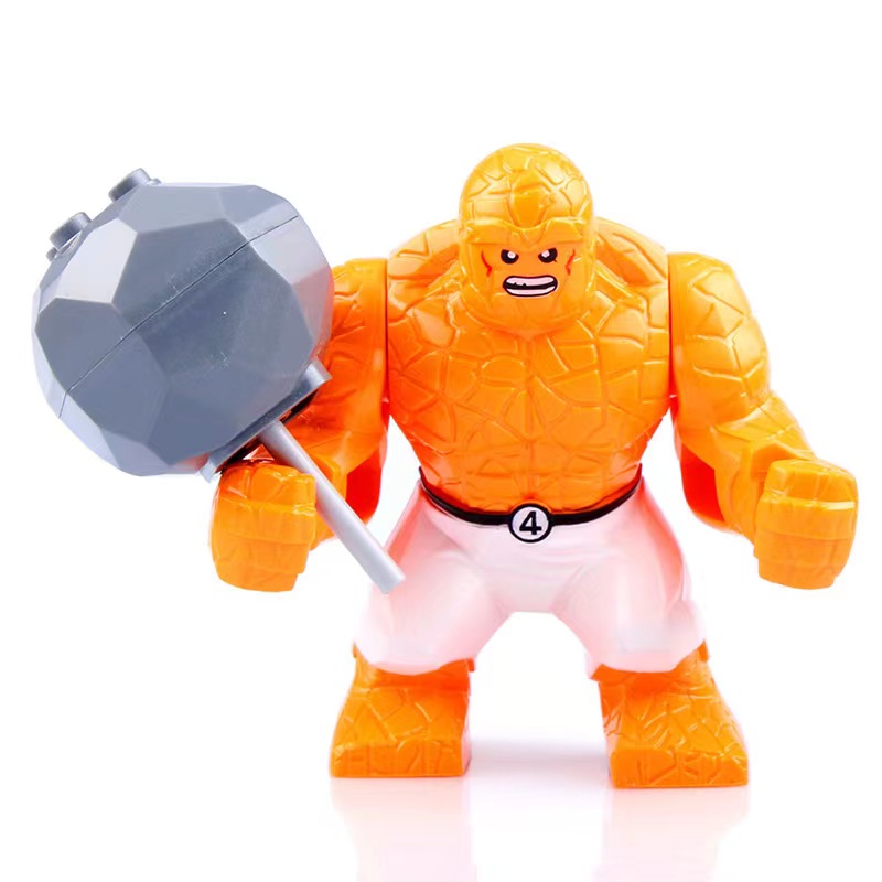 (Style B) Kids Toys Son of Hulk Red Tank Mud Face Serum Rhino Venom Super British Minifigure Birthday Gifts