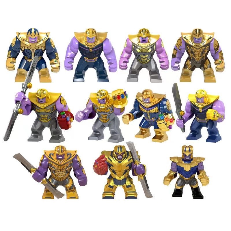 (Style B) Kids Toys Son of Hulk Red Tank Mud Face Serum Rhino Venom Super British Minifigure Birthday Gifts