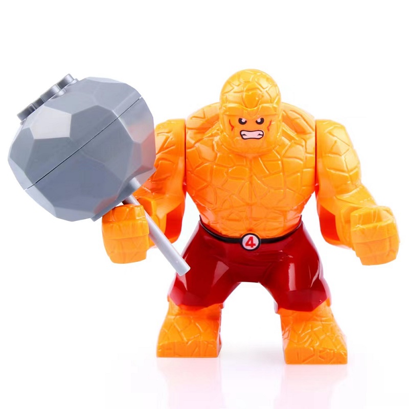 (Style B) Kids Toys Son of Hulk Red Tank Mud Face Serum Rhino Venom Super British Minifigure Birthday Gifts
