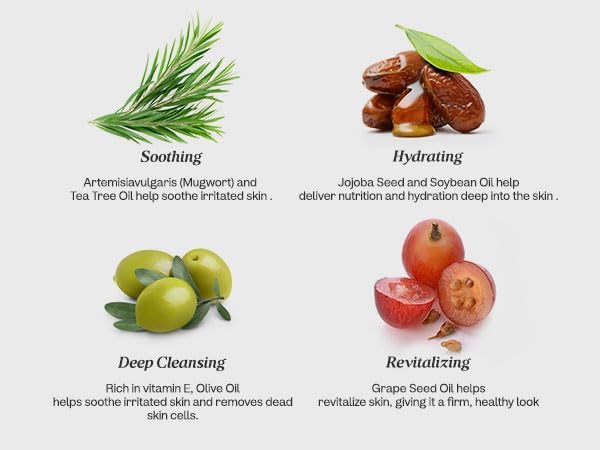 MANYO Herb Green Cleansing Oil Gentle Makeup Remover  Natural Herbal Extracts Artemisa Tea Tree Deep Cleansing Hydrating All Skin Types Korean Skincare 200ml