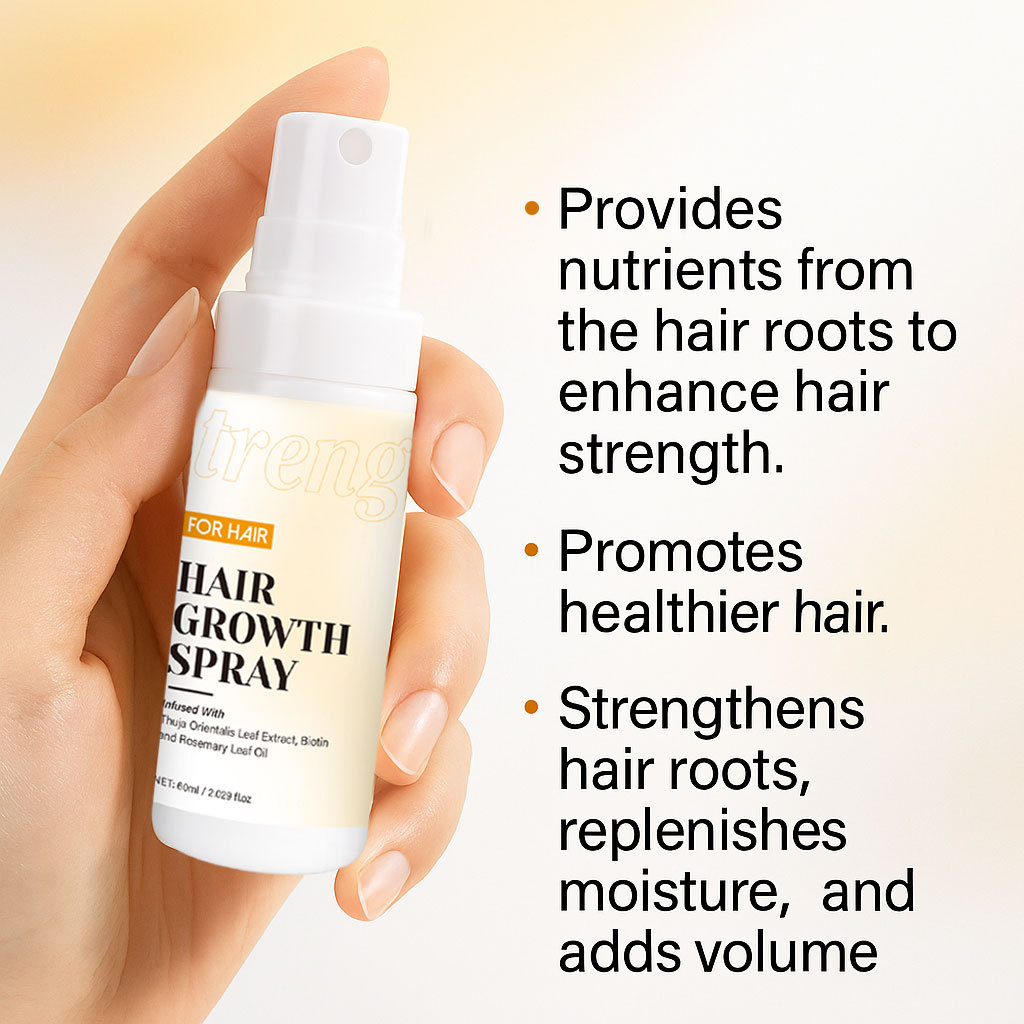Hair Root Revitalizing Spray Nourishing Strengthening For Thinning Hair Dry Scalp Daily Hair Care Routine 60ml