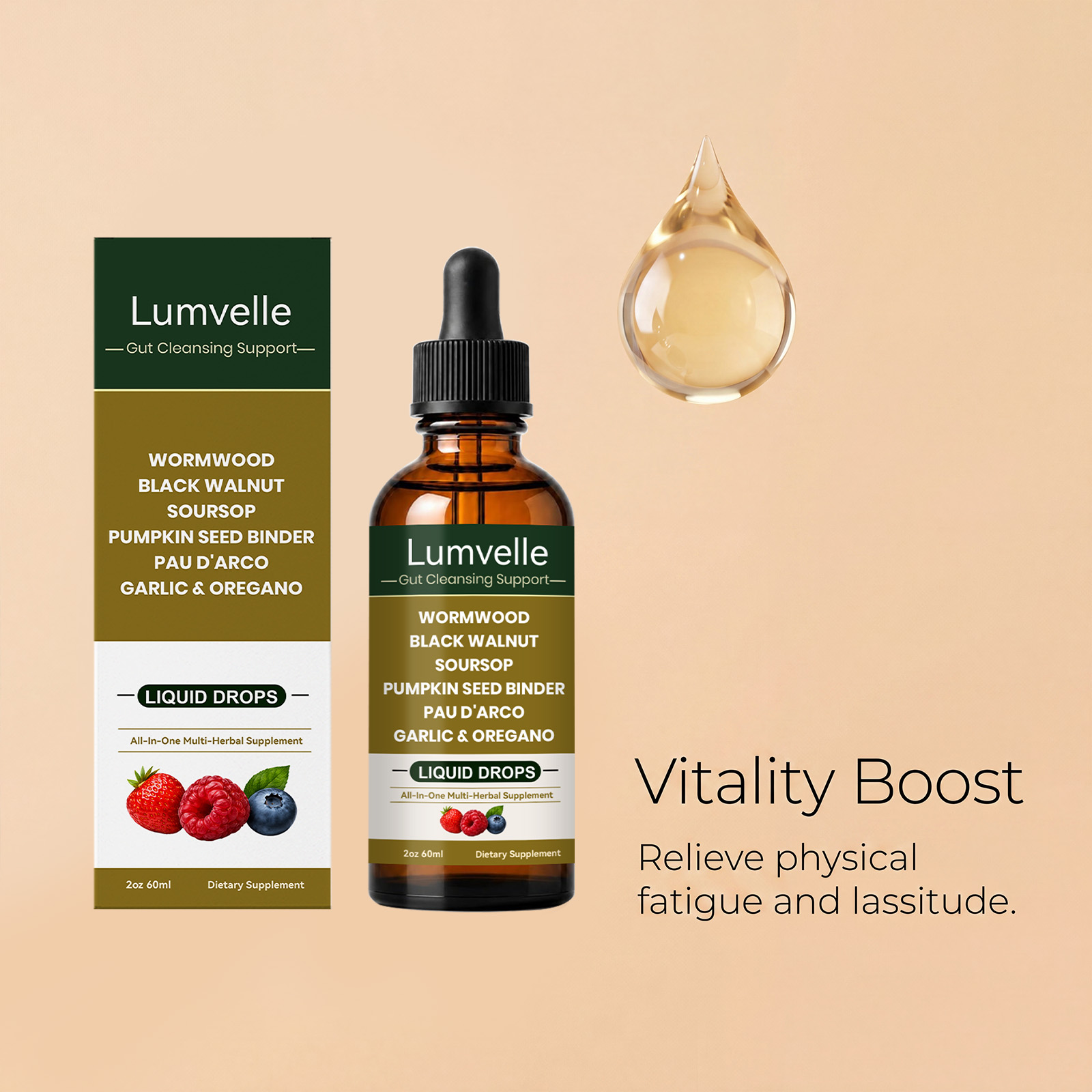 Intestine Balance Gentle Droplets Protect Gut Environment Stabilize Flora Convenient Oral For Irregular Diet Users
